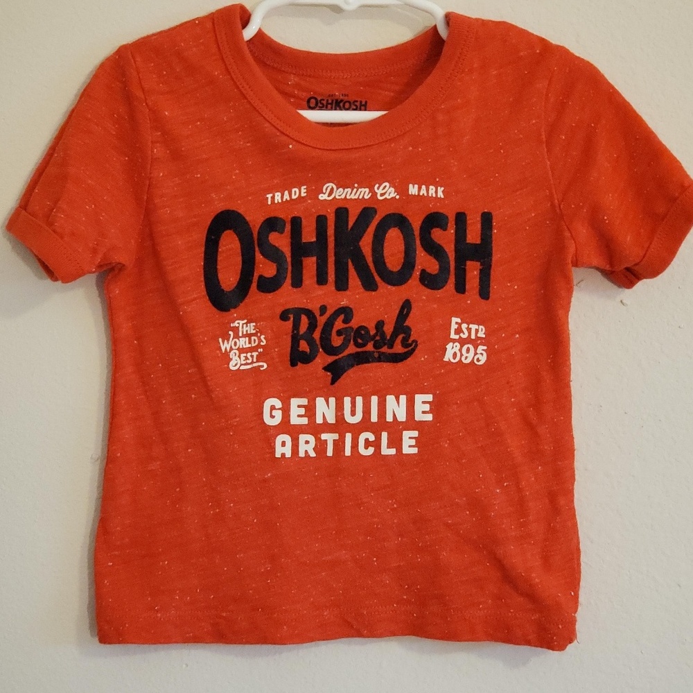 Oshkosh B'Gosh Heather Red Tshirt - 2T